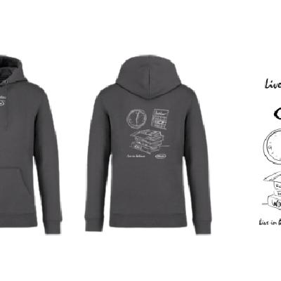 Sudadera con capucha -  Live in balance